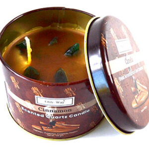Canela (Cinnamon) quartz tin candle