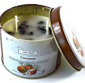Coco (Coconut) quartz tin candle