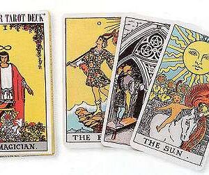 Rider-Waite Mini tarot deck by Pamela Colman Smith