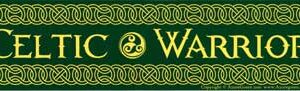 Celtic Warrior bumper sticker
