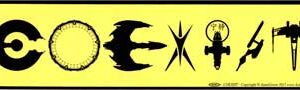 Coexist SciFi bumper sticker
