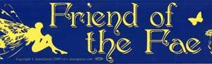 Friend of the Fae bumper sticker