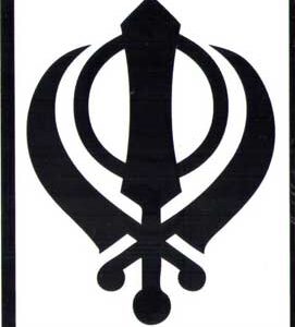 Khanda bumper sticker