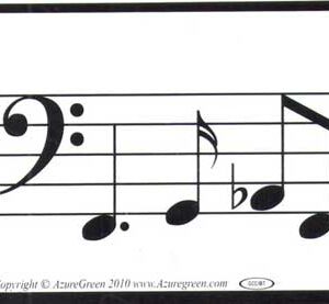 Music Line bumper sticker