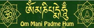 Om Mani Padme Hum bumper sticker