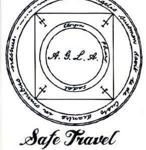 Safe Travel bumper sticker