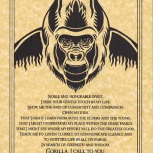 Gorilla Prayer poster