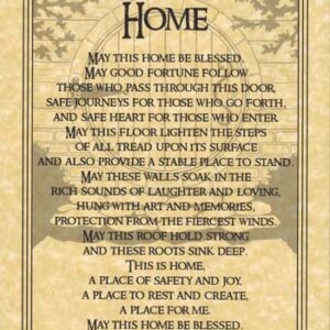 Home Blessing poster