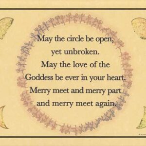 May The Circle Be Open Yet Unbroken poster