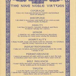 Nine Noble Virtues poster