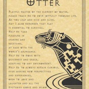 Otter Prayer poster