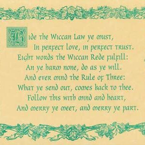 Wiccan Rede (law) poster