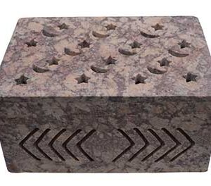4" x 6" x 3" Star & Moon soapstone box