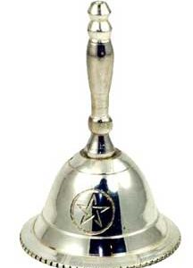 Altar Bell with Pentagram Design 2 1/2"