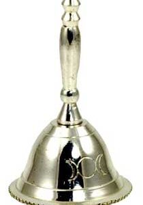 Altar Bell with Triple Moon Design 2 1/2"