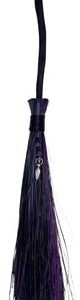 21+" Goddess Black & Purple broom