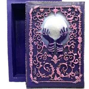 3 3/4"x 5 1/2" Crystal Ball tarot box