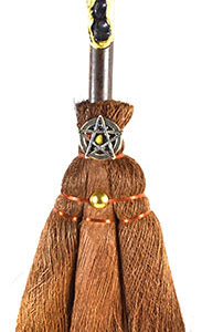 12" Pentagram Crystal broom