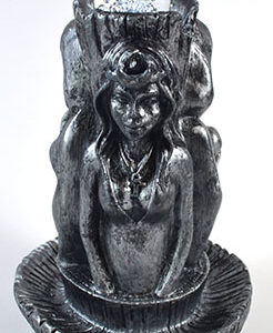 5" Mother maiden Crone ball stand W light