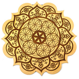 8" FOL Lotus crystal grid