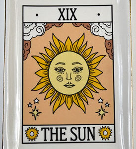 4 1/2" x 6 1/2" Sun tarot dish