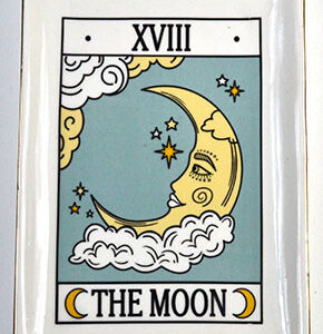 4 1/2" x 6 1/2" Moon tarot dish