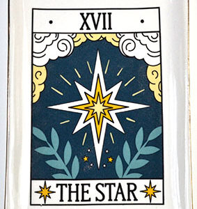 4 1/2" x 6 1/2" Star tarot dish