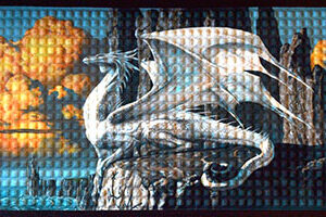 17 5/8" x 19 1/2" Dragon doormat