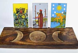 12" Triple Moon card holder