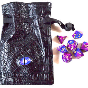 Purple Eye Bag gaming dice