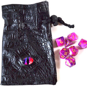 Multi Colored Eye Bag gaming dice