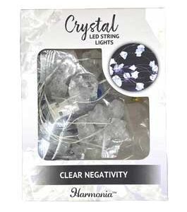 6.5 ft LED light string Clear Negativity (crystal)