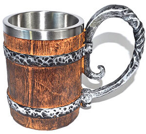 5" Big Brown Barrel mug