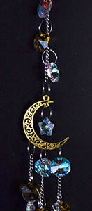 13" Golden Crescent sun catcher