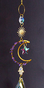 16" Celestial Crescent sun catcher