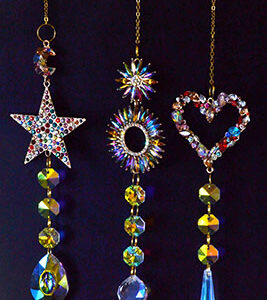 (set of 3) sun catcher