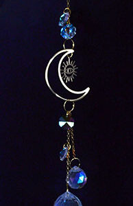 12" Crescent Moon Eye sun catcher
