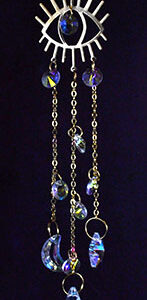 12" Evil Eye sun catcher