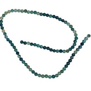 4mm Moss Agate beads