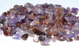 1 lb Super 7 tumbled chips 5-7mm