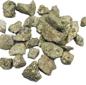 1 lb Pyrite untumbled chips (5-10mm)