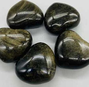 2" Obsidian, Golden heart