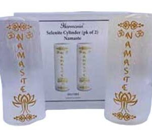 Namaste Selenite harmonizer (set of 2)