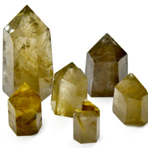 1 lb 1/2-2" Golden Rutilated oblisk