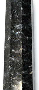 7"+ Larvakite obelisk