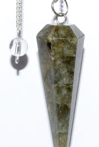 6-sided Labradorite pendulum