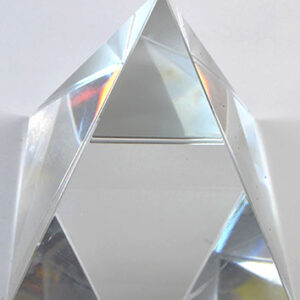 10cm Crystal pyramid