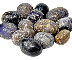1 lb Agate, Grape tumbled stones