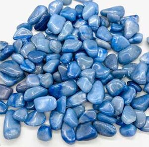 1 lb Aventurine, Blue tumbled stones