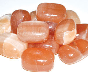 1 lb Calcite, Honey tumbled stones